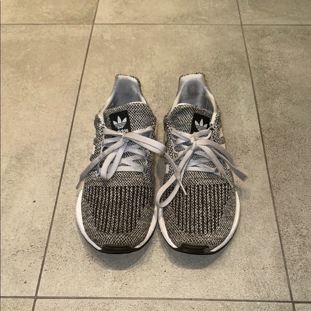 Adidas Gray Knit Sneakers